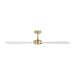Visual Comfort Fan - 3PDSM60BBS - 60"Ceiling Fan - Paddle Smart 60 - Burnished Brass