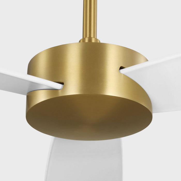 Visual Comfort Fan - 3PDSM60BBS - 60"Ceiling Fan - Paddle Smart 60 - Burnished Brass