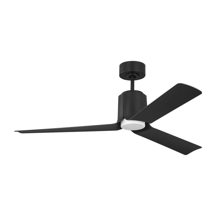 Visual Comfort Fan - 3PESM52MBKD - 52"Ceiling Fan - Peel Smart 52 LED - Midnight Black