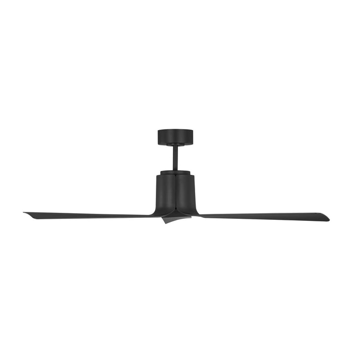 Visual Comfort Fan - 3PESM52MBKD - 52"Ceiling Fan - Peel Smart 52 LED - Midnight Black