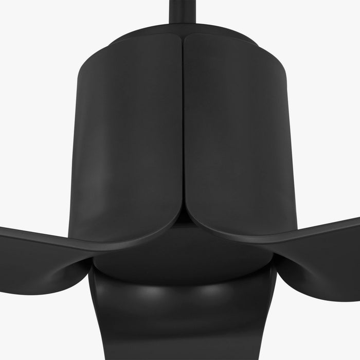 Visual Comfort Fan - 3PESM52MBKD - 52"Ceiling Fan - Peel Smart 52 LED - Midnight Black