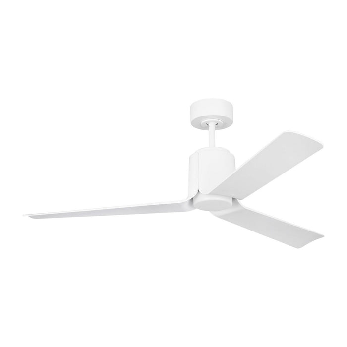 Visual Comfort Fan - 3PESM52RZWD - 52"Ceiling Fan - Peel Smart 52 LED - Matte White
