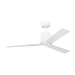 Visual Comfort Fan - 3PESM52RZWD - 52"Ceiling Fan - Peel Smart 52 LED - Matte White