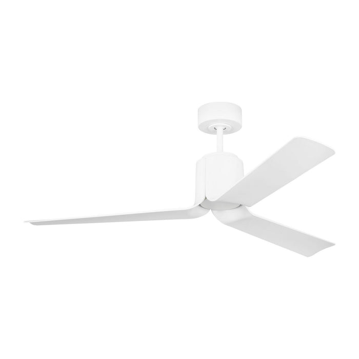 Visual Comfort Fan - 3PESM52RZWD - 52"Ceiling Fan - Peel Smart 52 LED - Matte White