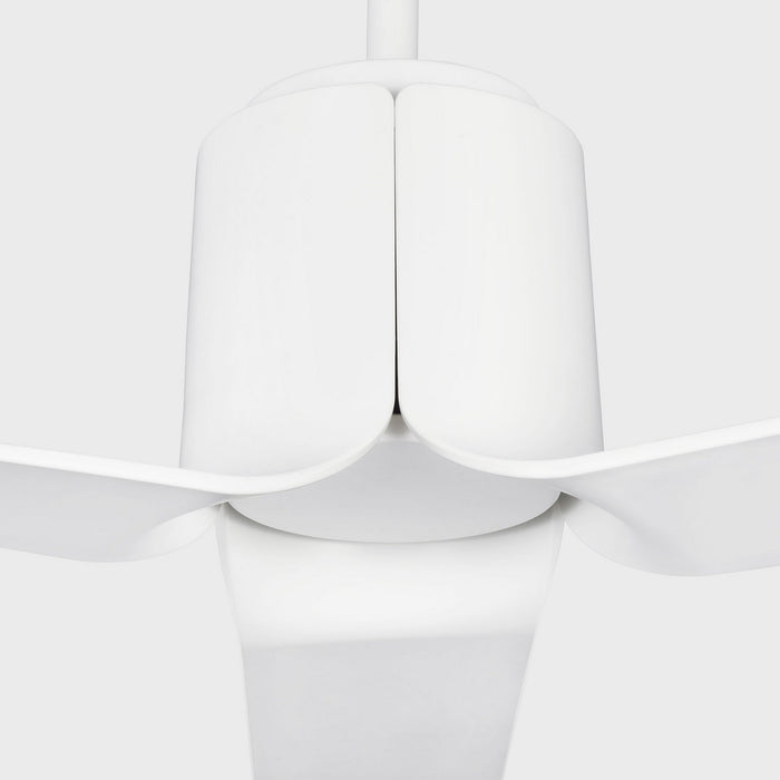 Visual Comfort Fan - 3PESM52RZWD - 52"Ceiling Fan - Peel Smart 52 LED - Matte White