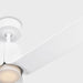 Visual Comfort Fan - 3PESM52RZWD - 52"Ceiling Fan - Peel Smart 52 LED - Matte White