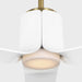 Visual Comfort Fan - 3PESM66BBSD - 66"Ceiling Fan - Peel Smart 66 LED - Burnished Brass