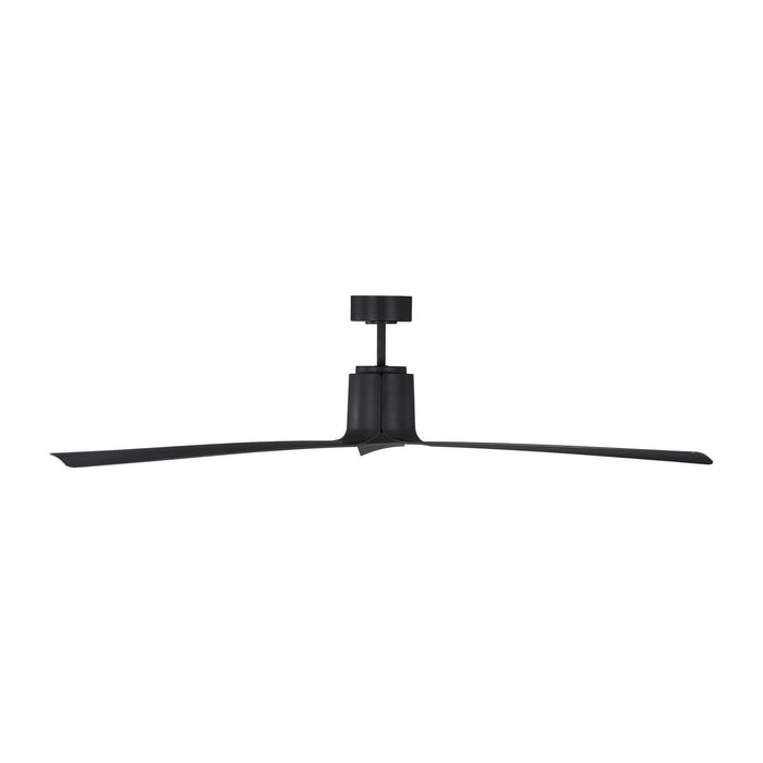 Visual Comfort Fan - 3PESM66MBKD - 66"Ceiling Fan - Peel Smart 66 LED - Midnight Black