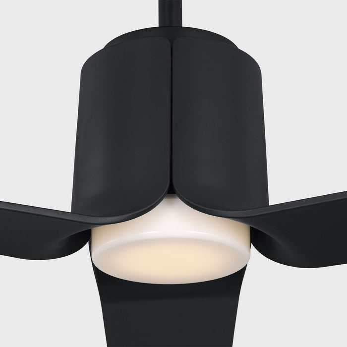 Visual Comfort Fan - 3PESM66MBKD - 66"Ceiling Fan - Peel Smart 66 LED - Midnight Black