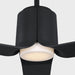 Visual Comfort Fan - 3PESM66MBKD - 66"Ceiling Fan - Peel Smart 66 LED - Midnight Black