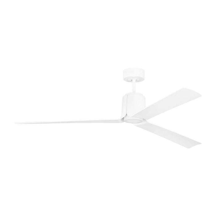 Visual Comfort Fan - 3PESM66RZWD - 66"Ceiling Fan - Peel Smart 66 LED - Matte White