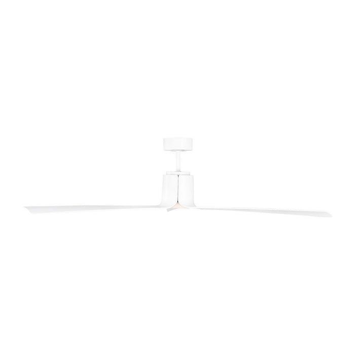 Visual Comfort Fan - 3PESM66RZWD - 66"Ceiling Fan - Peel Smart 66 LED - Matte White