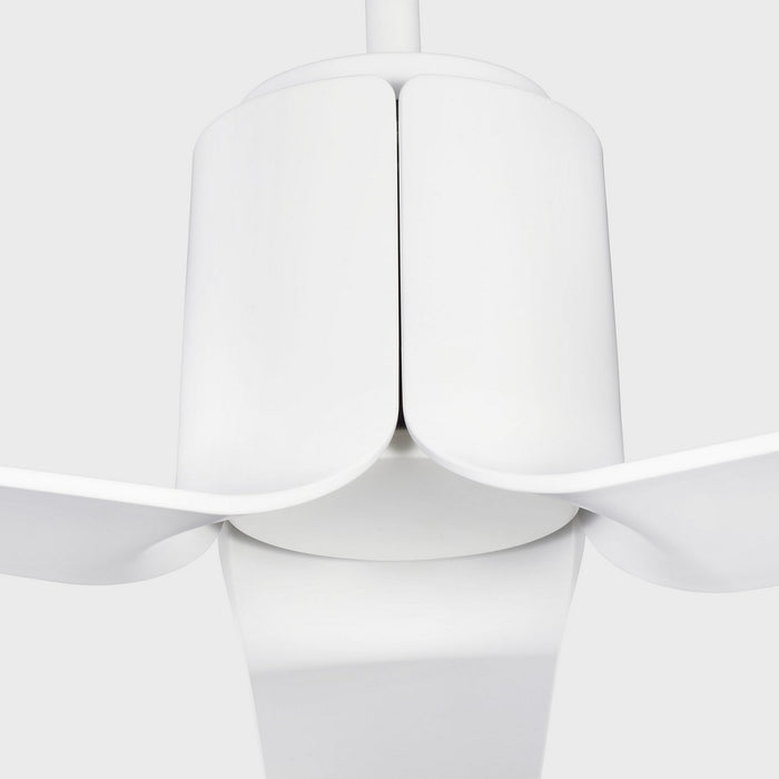 Visual Comfort Fan - 3PESM66RZWD - 66"Ceiling Fan - Peel Smart 66 LED - Matte White