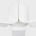 Visual Comfort Fan - 3PESM66RZWD - 66"Ceiling Fan - Peel Smart 66 LED - Matte White