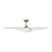 Visual Comfort Fan - 3TNSM52BBSD - 52"Ceiling Fan - Topan Smart 52 LED - Burnished Brass