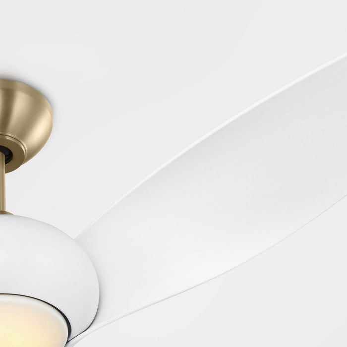 Visual Comfort Fan - 3TNSM52BBSD - 52"Ceiling Fan - Topan Smart 52 LED - Burnished Brass