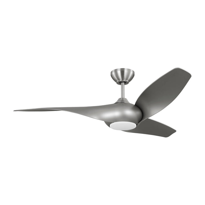 Visual Comfort Fan - 3TNSM52BSD - 52"Ceiling Fan - Topan Smart 52 LED - Brushed Steel