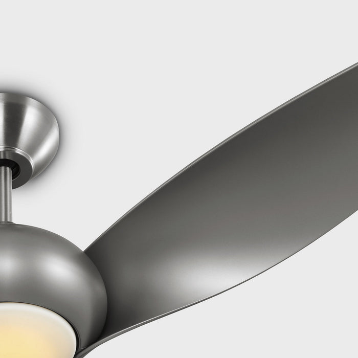 Visual Comfort Fan - 3TNSM52BSD - 52"Ceiling Fan - Topan Smart 52 LED - Brushed Steel