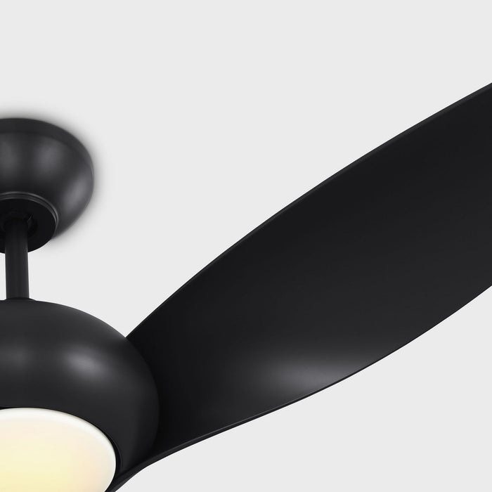 Visual Comfort Fan - 3TNSM52MBKD - 52"Ceiling Fan - Topan Smart 52 LED - Midnight Black