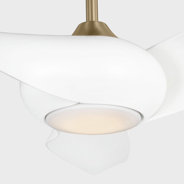 Visual Comfort Fan - 3TNSM60BBSD - 60"Ceiling Fan - Topan Smart 60 LED - Burnished Brass