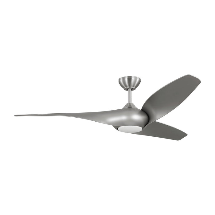 Visual Comfort Fan - 3TNSM60BSD - 60"Ceiling Fan - Topan Smart 60 LED - Brushed Steel