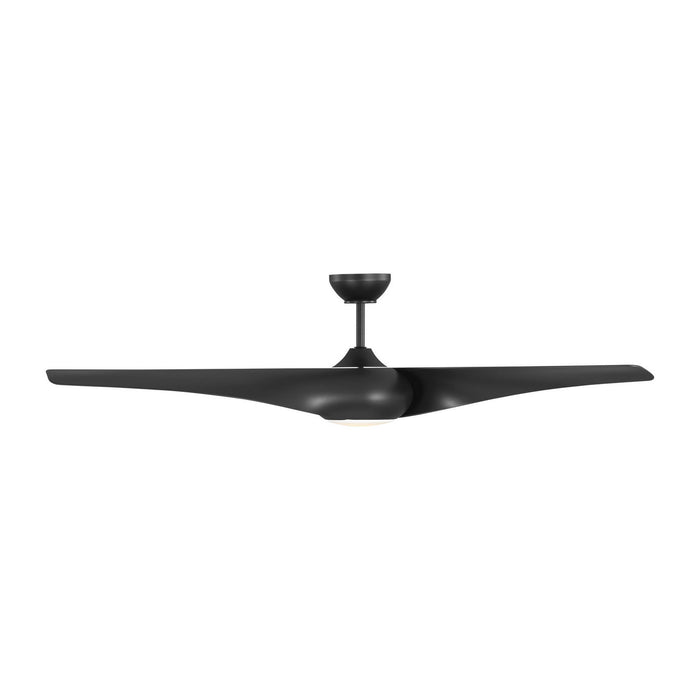 Visual Comfort Fan - 3TNSM60MBKD - 60"Ceiling Fan - Topan Smart 60 LED - Midnight Black