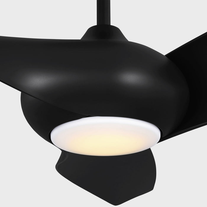 Visual Comfort Fan - 3TNSM60MBKD - 60"Ceiling Fan - Topan Smart 60 LED - Midnight Black