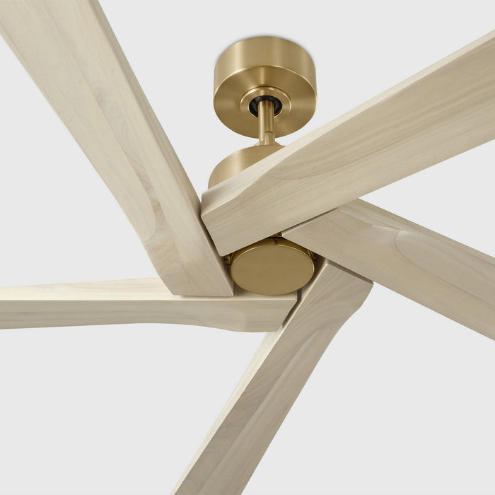 Visual Comfort Fan - 5ASPR56BBSWWO - 56"Ceiling Fan - Aspen 56 - Burnished Brass