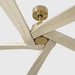 Visual Comfort Fan - 5ASPR56BBSWWO - 56"Ceiling Fan - Aspen 56 - Burnished Brass