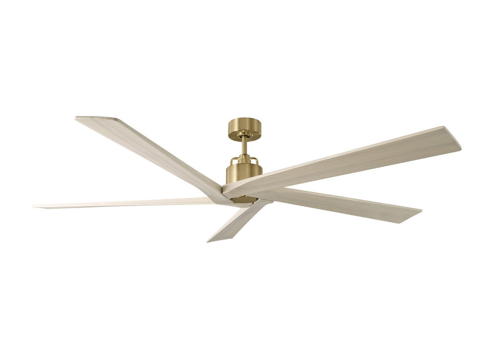 Visual Comfort Fan - 5ASPR70BBSWWO - 70"Ceiling Fan - Aspen 70 - Burnished Brass