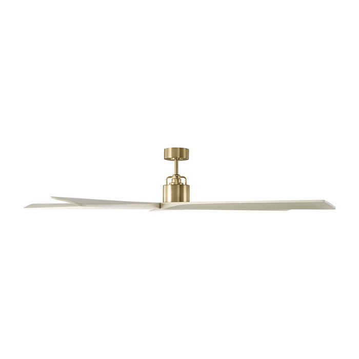 Visual Comfort Fan - 5ASPR70BBSWWO - 70"Ceiling Fan - Aspen 70 - Burnished Brass