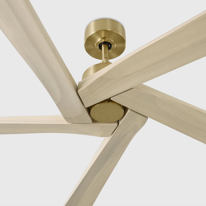 Visual Comfort Fan - 5ASPR70BBSWWO - 70"Ceiling Fan - Aspen 70 - Burnished Brass
