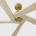 Visual Comfort Fan - 5ASPR70BBSWWO - 70"Ceiling Fan - Aspen 70 - Burnished Brass