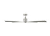 Visual Comfort Fan - 4LNCR72BS - 72"Ceiling Fan - Launceton 72 - Brushed Steel