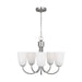 Generation Lighting - GLC1115BS - Five Light Chandelier - Miles - Brushed Nickel