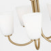 Generation Lighting - GLC1115SB - Five Light Chandelier - Miles - Satin Brass