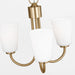 Generation Lighting - GLC1123SB - Three Light Chandelier - Miles - Satin Brass