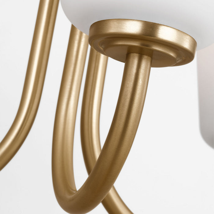 Generation Lighting - GLC1123SB - Three Light Chandelier - Miles - Satin Brass