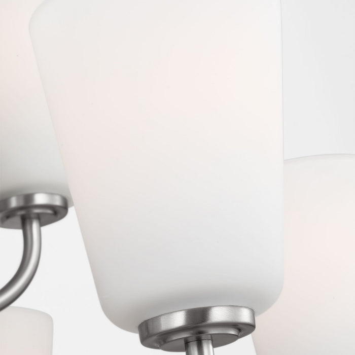 Generation Lighting - GLC1139BS - Nine Light Chandelier - Miles - Brushed Nickel