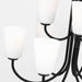 Generation Lighting - GLC1139MBK - Nine Light Chandelier - Miles - Midnight Black