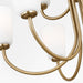 Generation Lighting - GLC1139SB - Nine Light Chandelier - Miles - Satin Brass