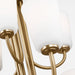 Generation Lighting - GLC1139SB - Nine Light Chandelier - Miles - Satin Brass