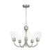 Generation Lighting - GLC1145BS - Five Light Chandelier - Miles - Brushed Nickel