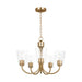 Generation Lighting - GLC1145SB - Five Light Chandelier - Miles - Satin Brass