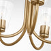 Generation Lighting - GLC1145SB - Five Light Chandelier - Miles - Satin Brass