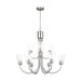 Generation Lighting - GLC1169BS - Nine Light Chandelier - Miles - Brushed Nickel
