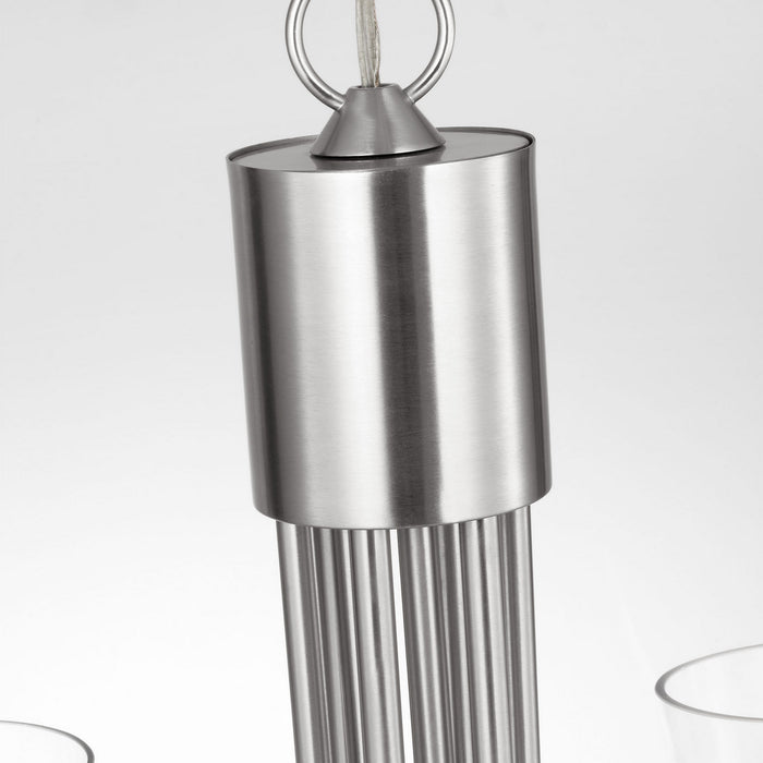 Generation Lighting - GLC1169BS - Nine Light Chandelier - Miles - Brushed Nickel