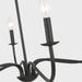 Generation Lighting - GLC1196MBK - Six Light Chandelier - Abells - Midnight Black