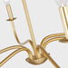 Generation Lighting - GLC1196SB - Six Light Chandelier - Abells - Satin Brass