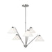 Generation Lighting - GLC1255BS - Chandelier - Werley - Brushed Nickel